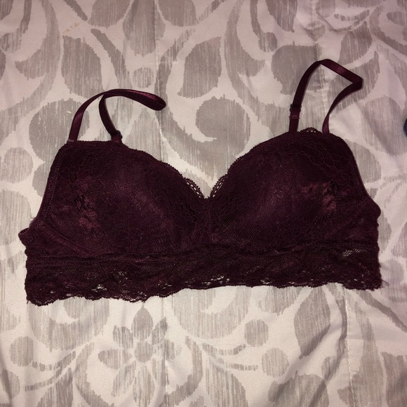 Zumiez Other - Zumiez Burgundy Lace Bralette